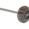Bench Essentials By Cooksongold Emery Flap Wheel, Oval, 240 Grit