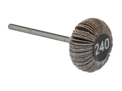 Bench Essentials By Cooksongold Emery Flap Wheel, Oval, 240 Grit