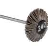 Bench Essentials By Cooksongold Emery Flap Wheel, Knife Edge, 240 Grit