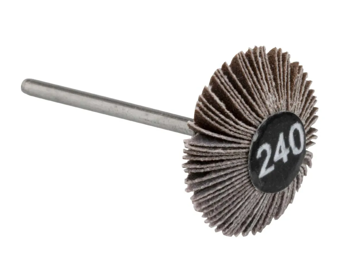 Bench Essentials By Cooksongold Emery Flap Wheel, Knife Edge, 240 Grit