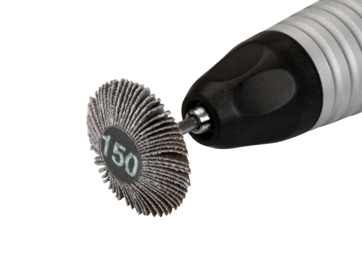 Bench Essentials By Cooksongold Emery Flap Wheel, Knife Edge, 150 Grit