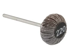 Bench Essentials By Cooksongold Emery Flap Wheel, Oval, 220 Grit