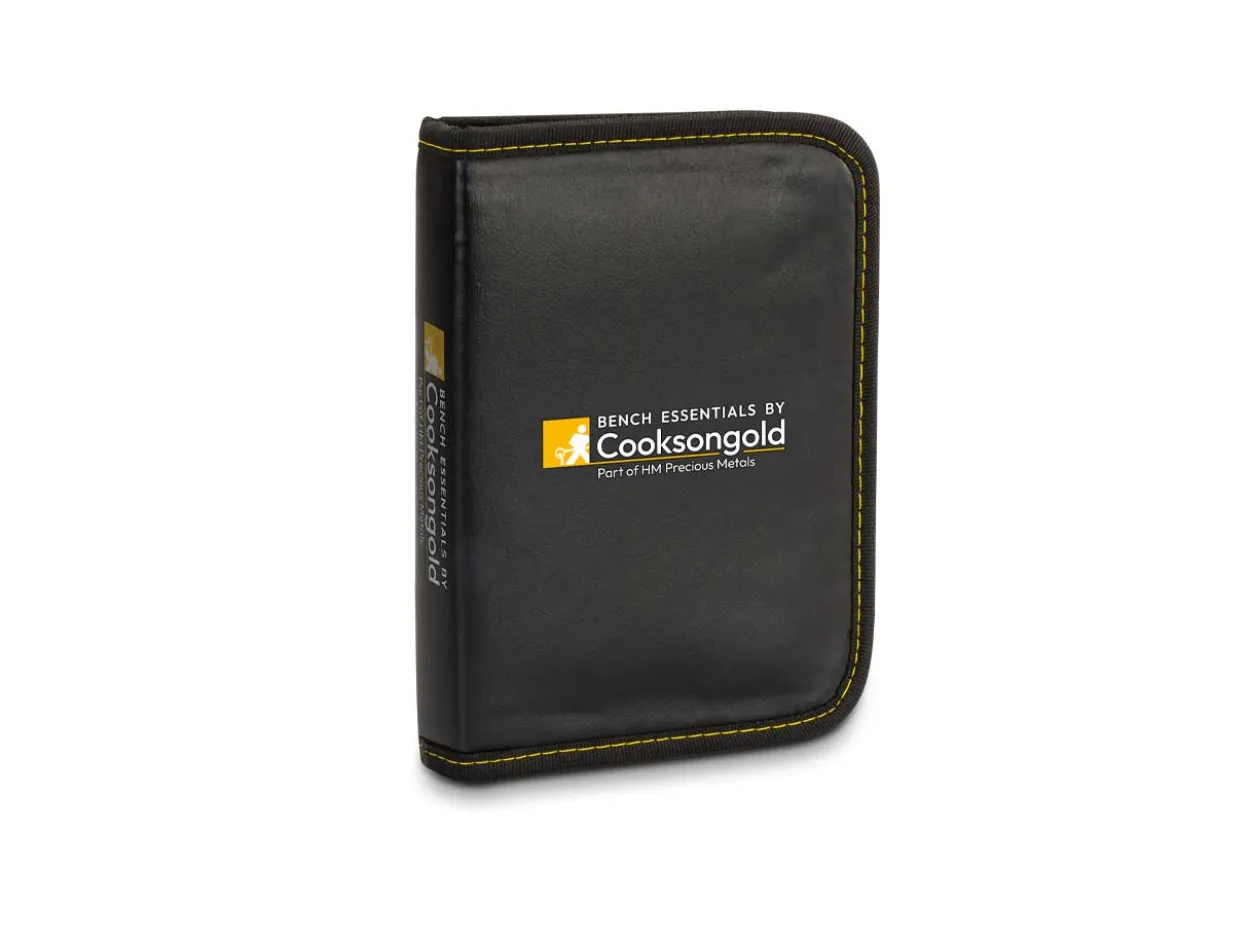Bench Essentials By Cooksongold Pliers Zipper Case, 5 Slots, 166mm X 153mm X 35mm