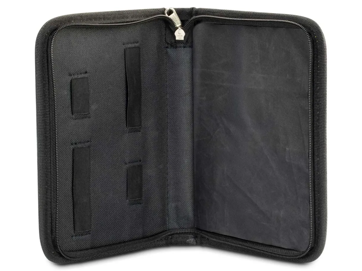 Bench Essentials By Cooksongold Pliers Zipper Case, 5 Slots, 166mm X 153mm X 35mm