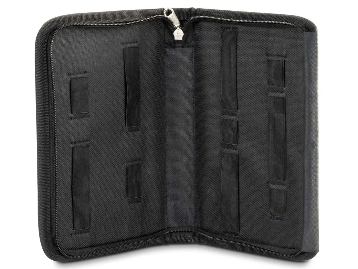 Bench Essentials By Cooksongold Pliers Zipper Case, 5 Slots, 166mm X 153mm X 35mm