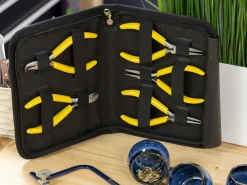 Bench Essentials By Cooksongold Zipper Case With 5 Pliers - Mixed Set