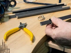 Bench Essentials By Cooksongold Emery Stick Half Round 500 Grit Medium