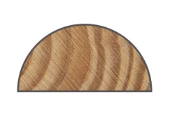 Bench Essentials By Cooksongold Emery Stick Half Round 500 Grit Medium