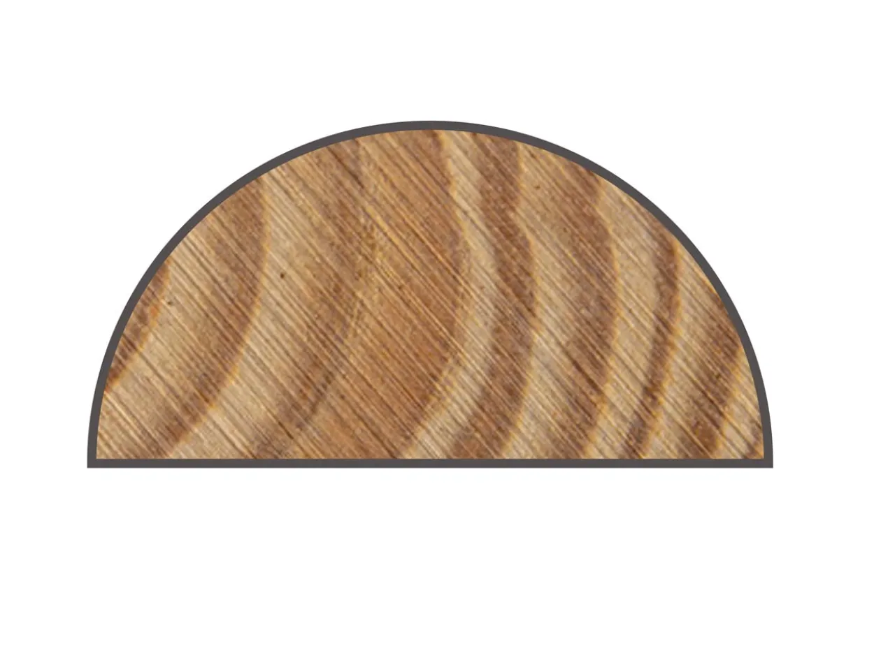 Bench Essentials By Cooksongold Emery Stick Half Round 2000 Grit Fine