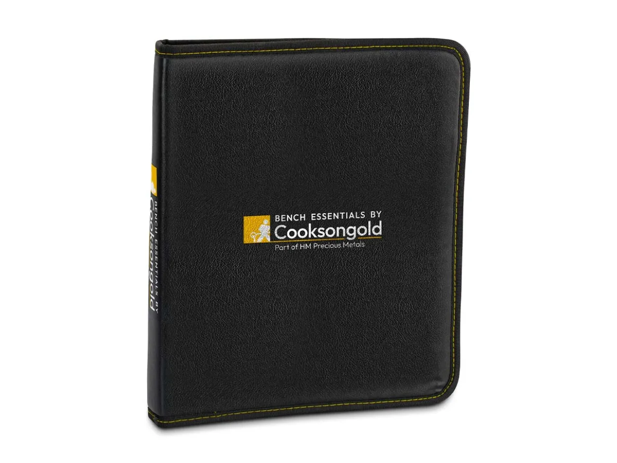 Bench Essentials By Cooksongold Tools Zipper Case, 19 Slots, 385mm X 320mm X 75mm
