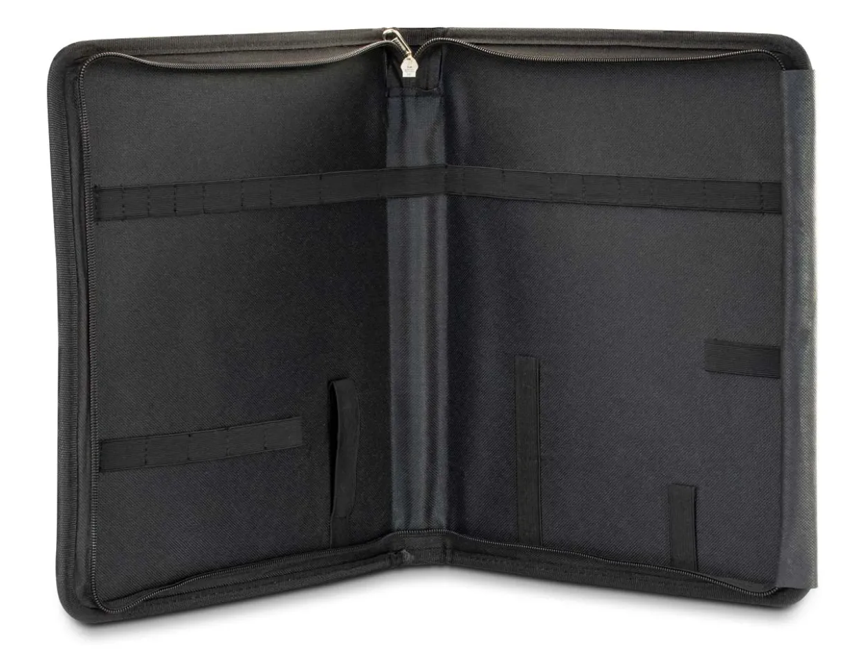 Bench Essentials By Cooksongold Tools Zipper Case, 19 Slots, 385mm X 320mm X 75mm