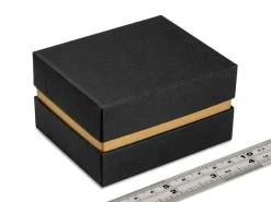 Black And Gold Metallic Bangle Box