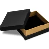 Black And Gold Metallic Large Universal Box