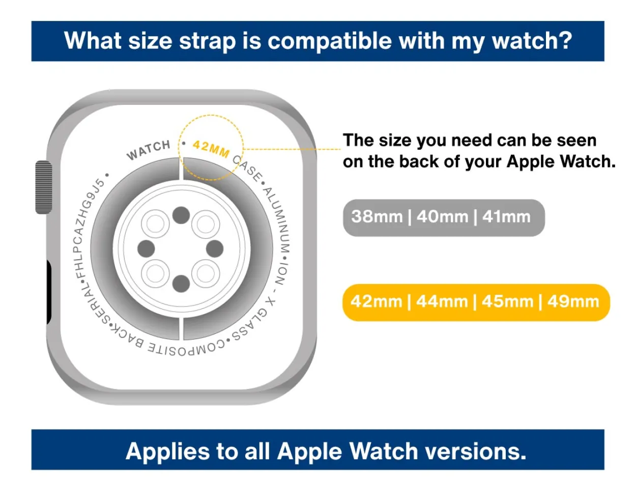 Black And Grey Dual Tone Silicone Strap For Apple Watch, Compatible With 42/44/45/49mm Models