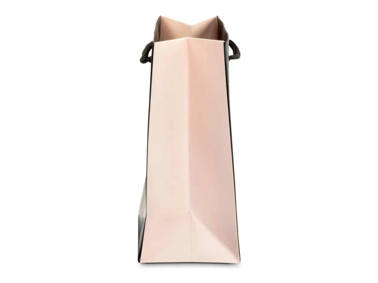 Black And Pink Gift Bag Small Pack of 10