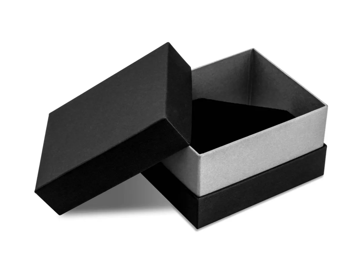 Black And Silver Metallic Bangle Box