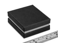 Black And Silver Metallic Large Universal Box