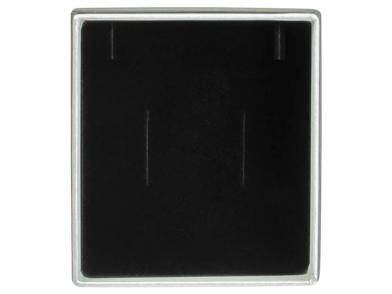 Black And Silver Metallic Large Universal Box