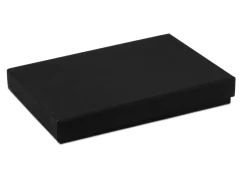 Black Card Soft Touch Necklace Box