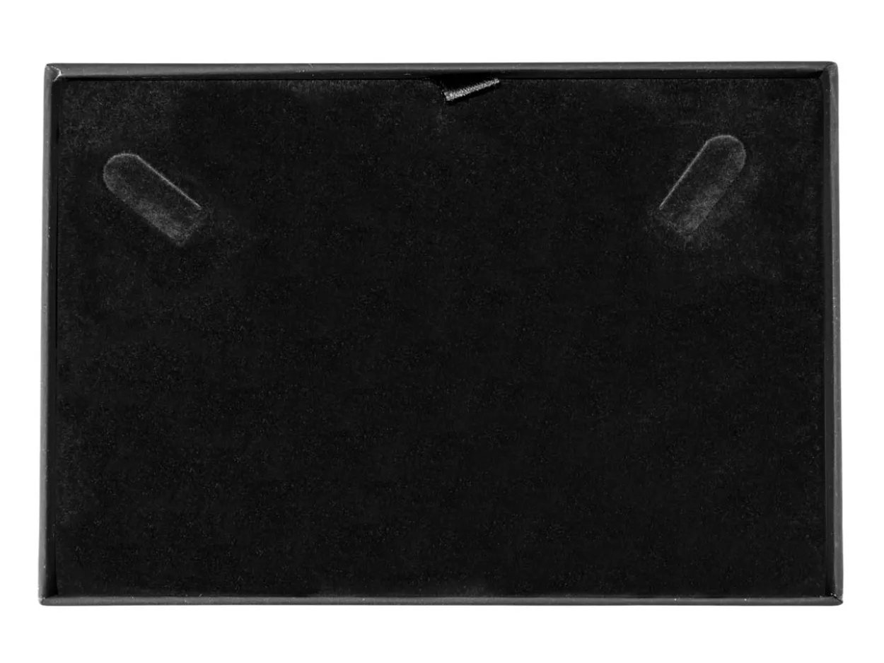 Black Card Soft Touch Necklace Box