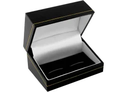 Black Leatherette Cufflink Box