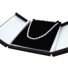 Black Leatherette 2 Door Necklet Box