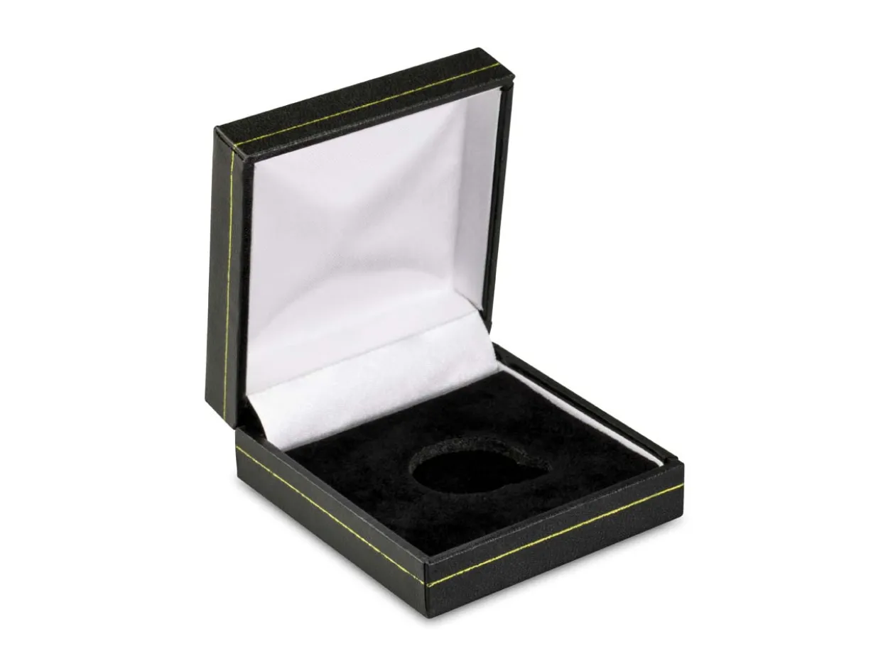 Black Leatherette Full Sovereign Coin Box