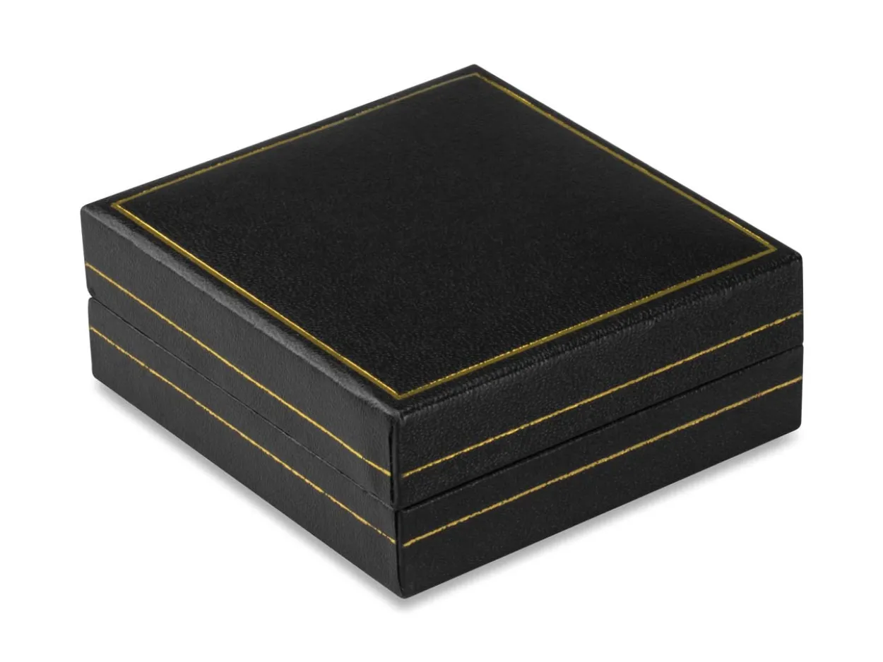 Black Leatherette Full Sovereign Coin Box