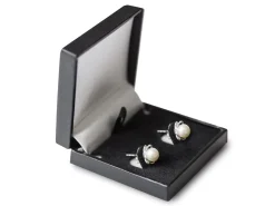 Black Leatherette Postal Earring Box