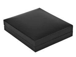 Black Leatherette Postal Pendant Box