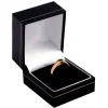 Black Leatherette Ring Box