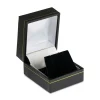 Black Leatherette Stud Earring Box