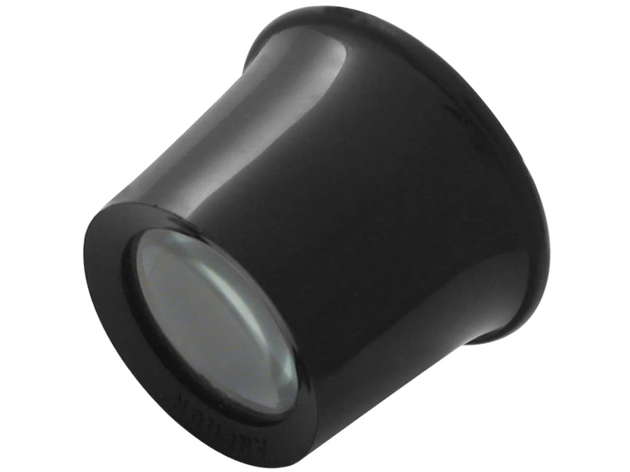 Black Plastic Eyeglass Focal Length 2.5"
