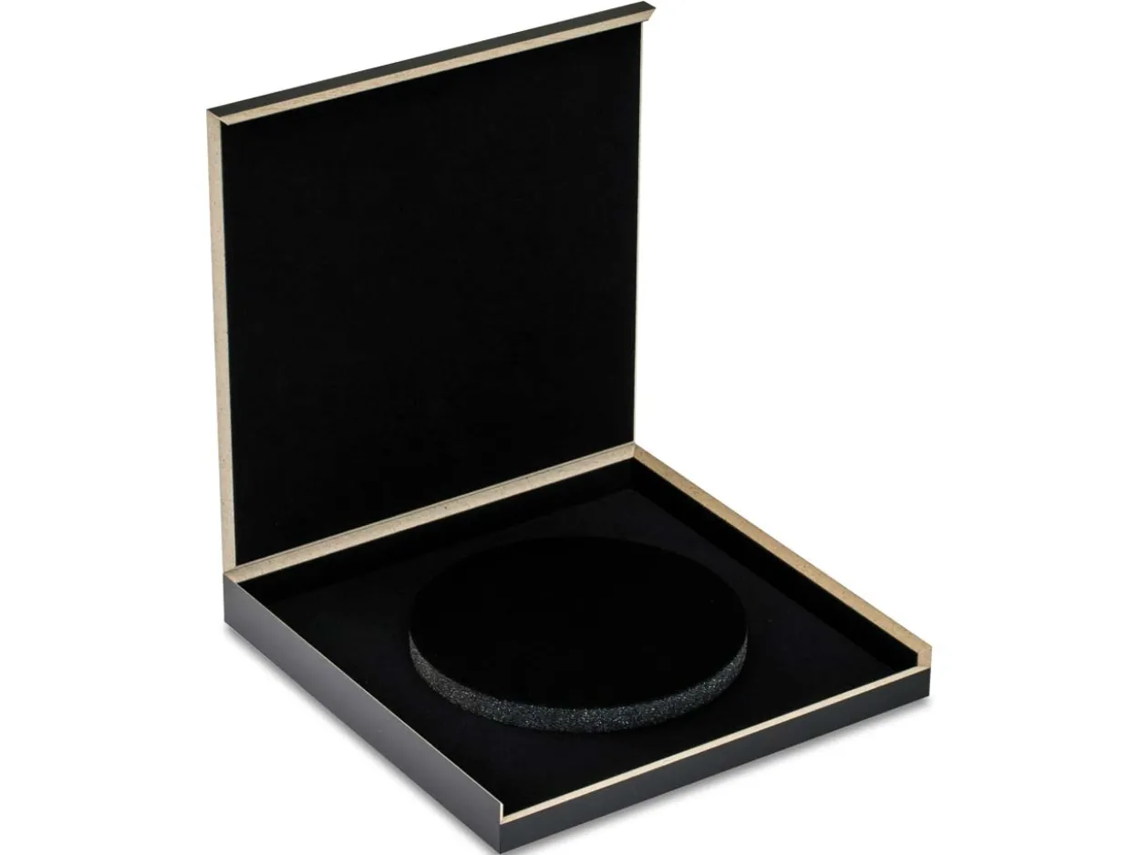 Black Seamless Flat Necklace Box