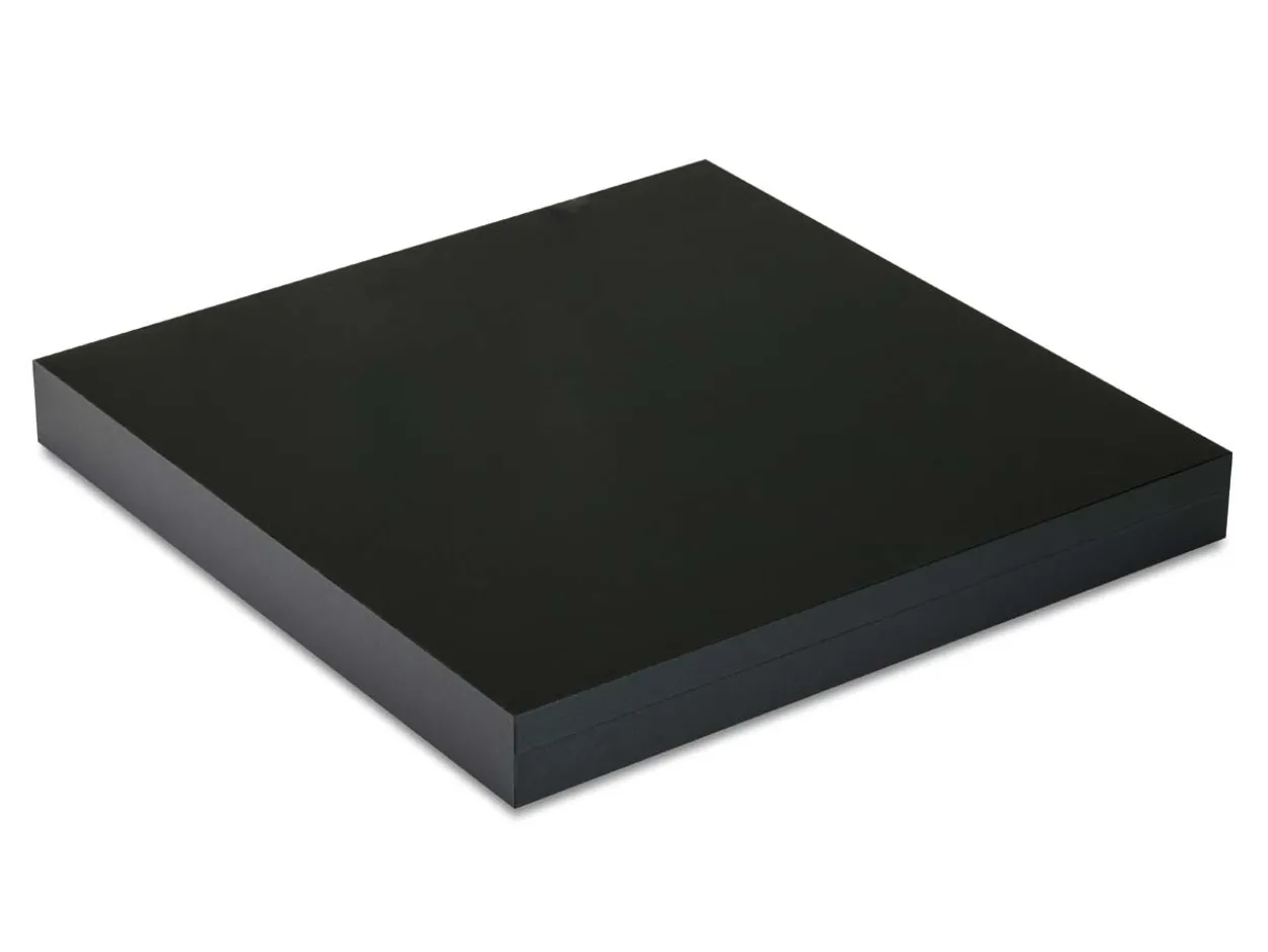 Black Seamless Flat Necklace Box