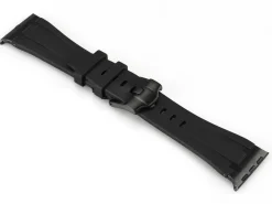 Black Silicone Strap For Apple Watch, Compatible With 38/40/41mm Models