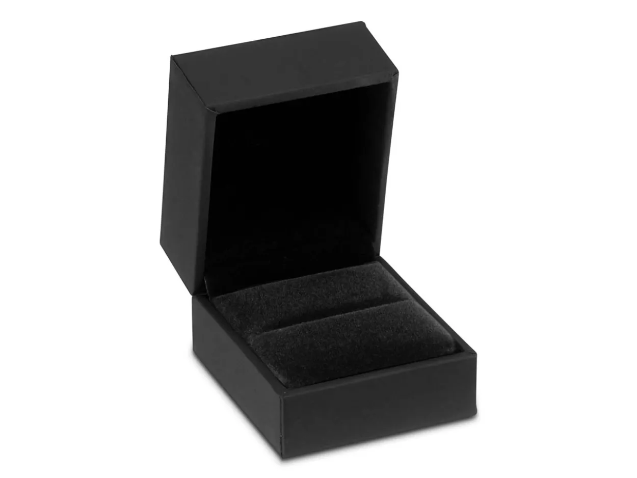 Black Soft Touch Ring Box