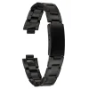 Black Stainless Steel Watch Bracelet, 18-22mm