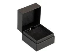 Black Textured Eco Earring Box