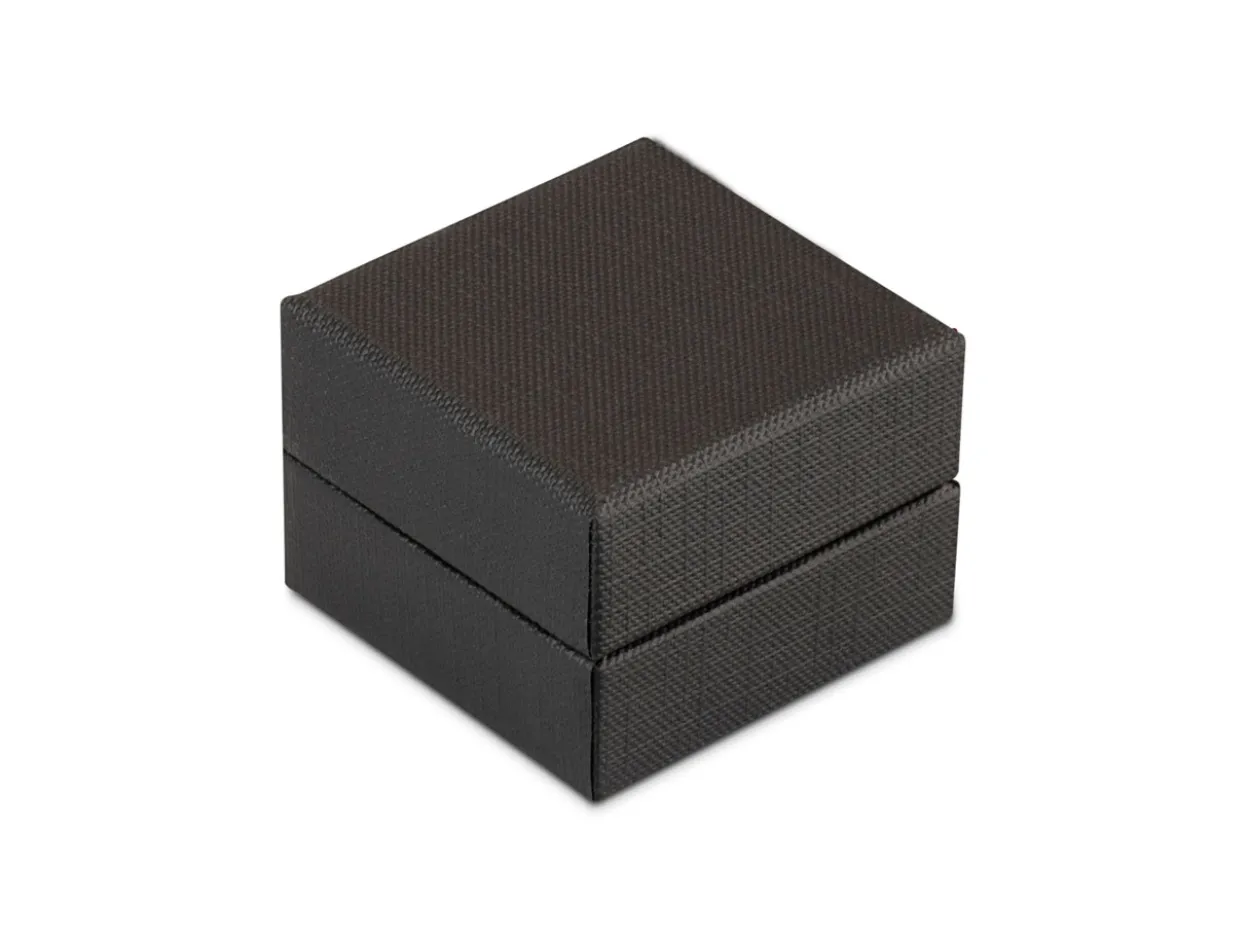 Black Textured Eco Ring Box