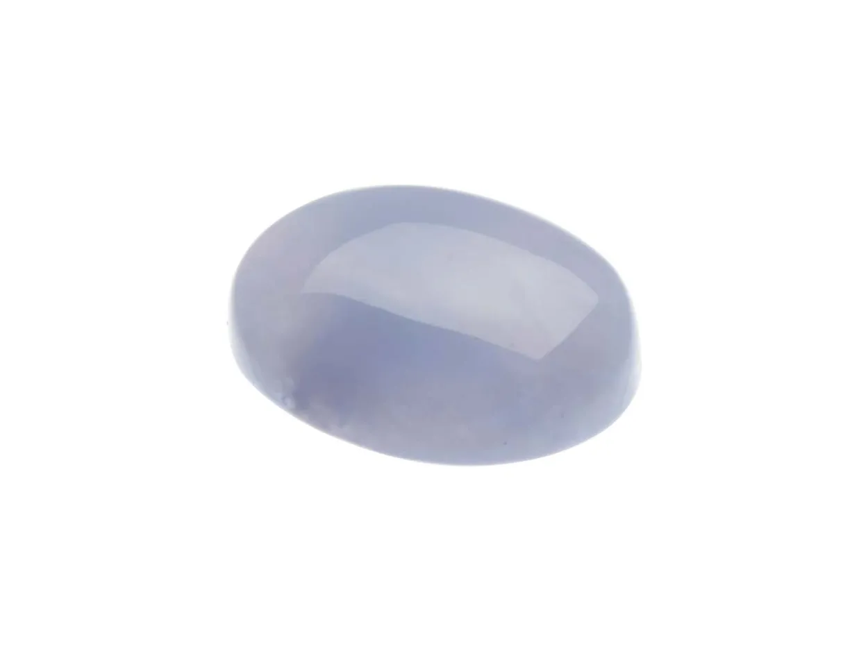 Blue Lace Agate, Oval Cabochon 10x8mm