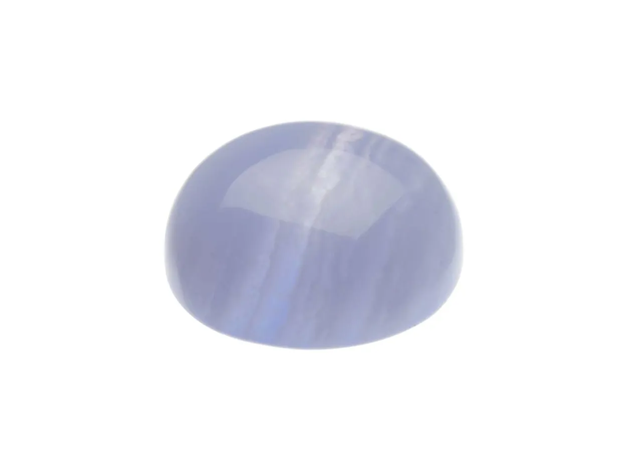 Blue Lace Agate, Round Cabochon 10mm