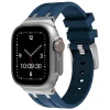 Blue Silicone Strap For Apple Watch, Compatible With 38/40/41mm Models
