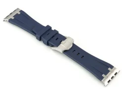 Blue Silicone Strap For Apple Watch, Compatible With 38/40/41mm Models