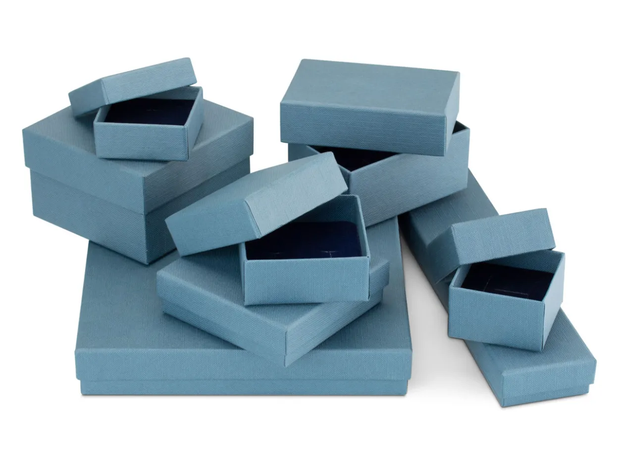 Blue Value Card Necklace Box