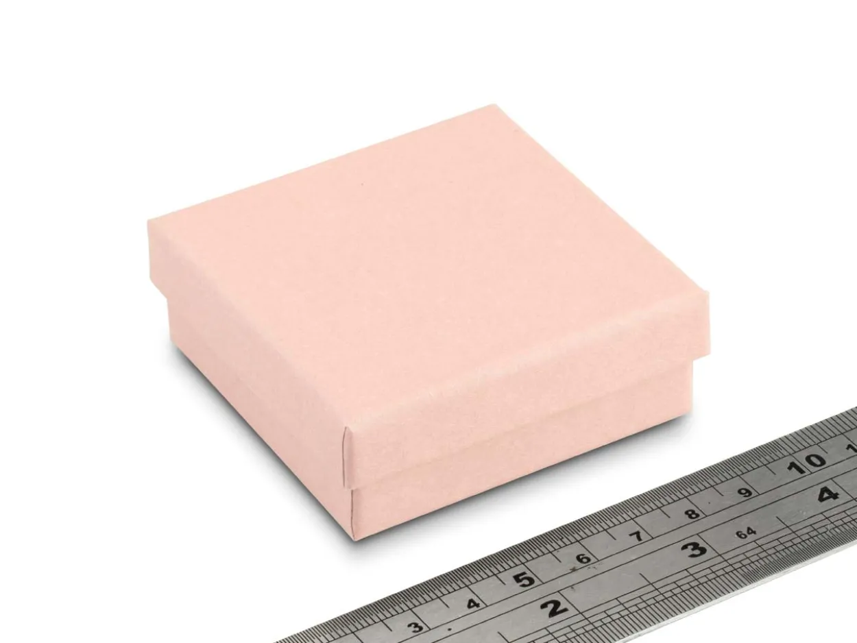 Blush Rose Card Earring Box