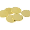 Brass Discs Round Pack of 6, 15mm