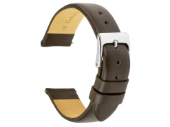 Brown Genuine Calf Leather Watch Strap, 16mm