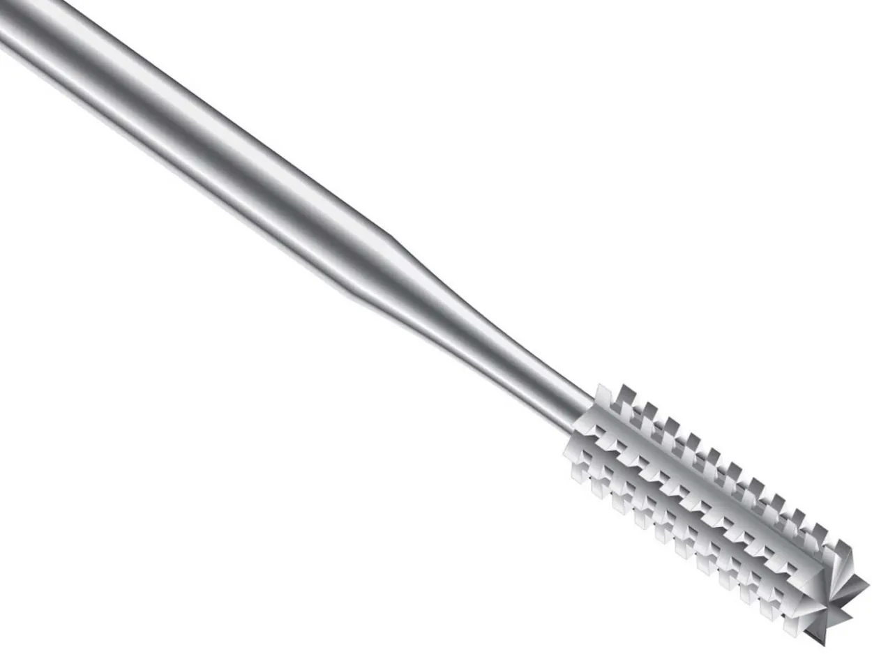 Busch Burr 36 Cylindrical Cross Cut 0.8mm