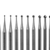 Busch Burr 1 Round Set Of 12 Burr Sizes 0.3-1.4